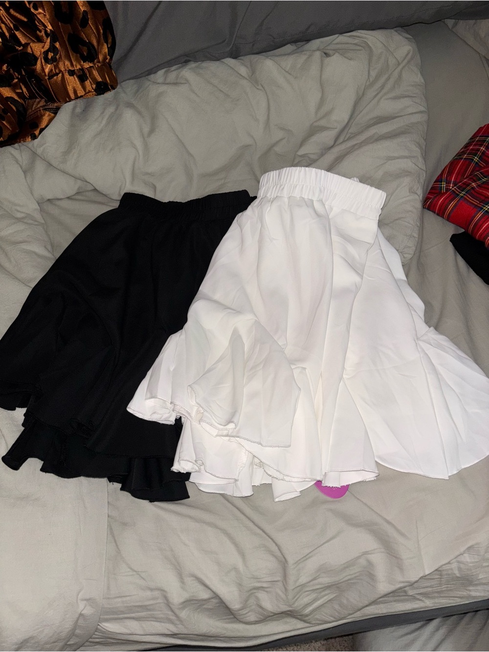 Amazon Women's Circle Skater Skirts - Black & White Duo - Picture 1 of 5